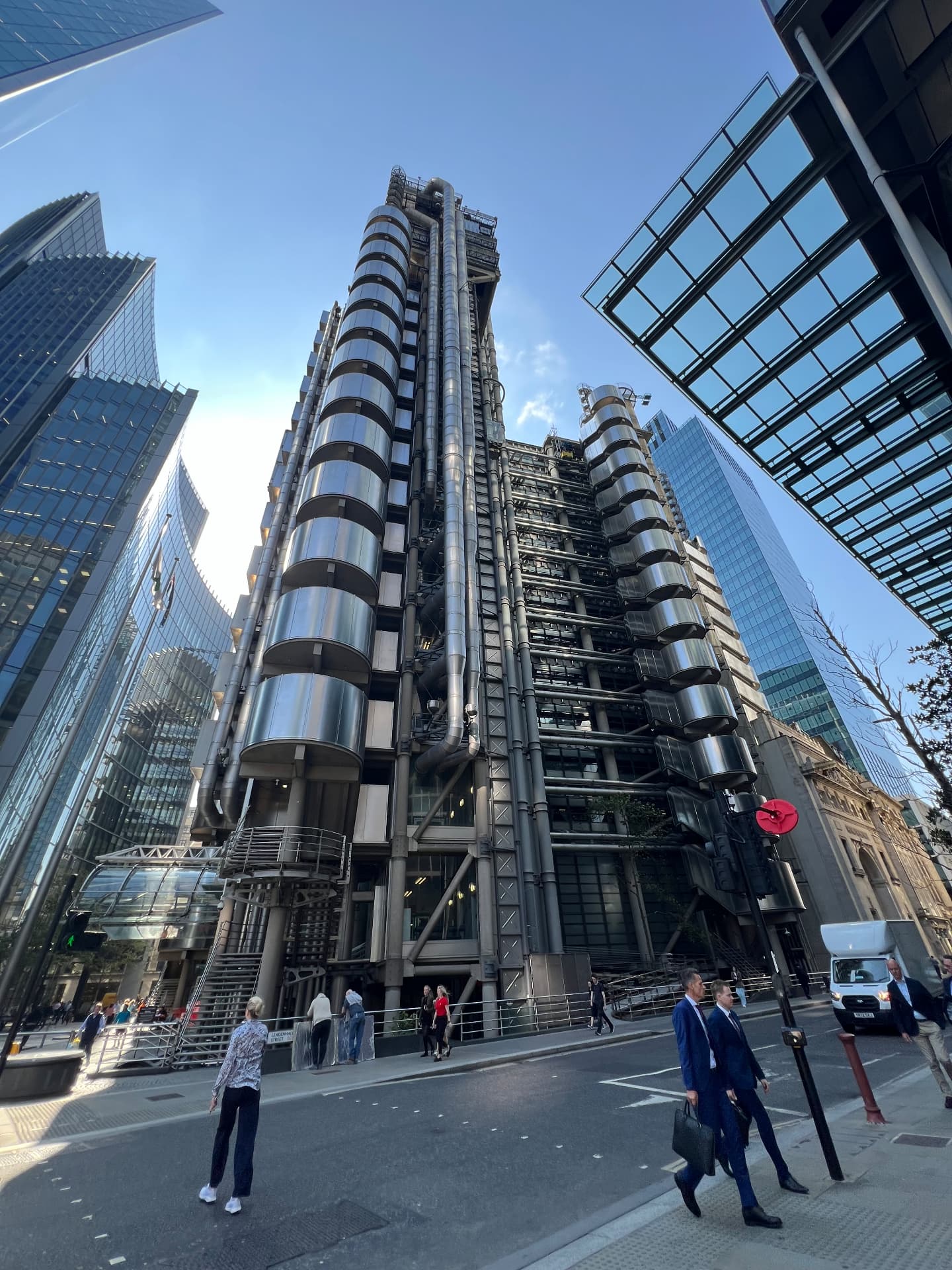 The Lloyd’s Building, Lime Street, City of London · home of the world’s insurance market.