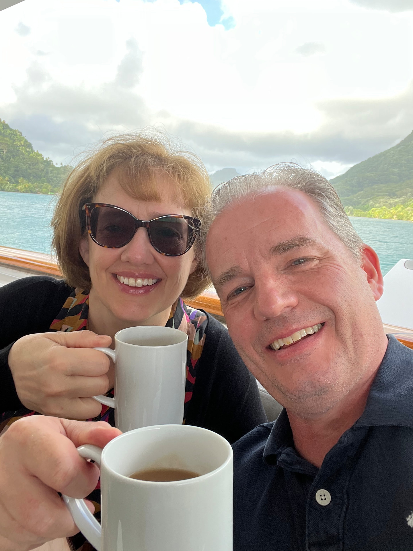Colin Bloom with his wife, Helen